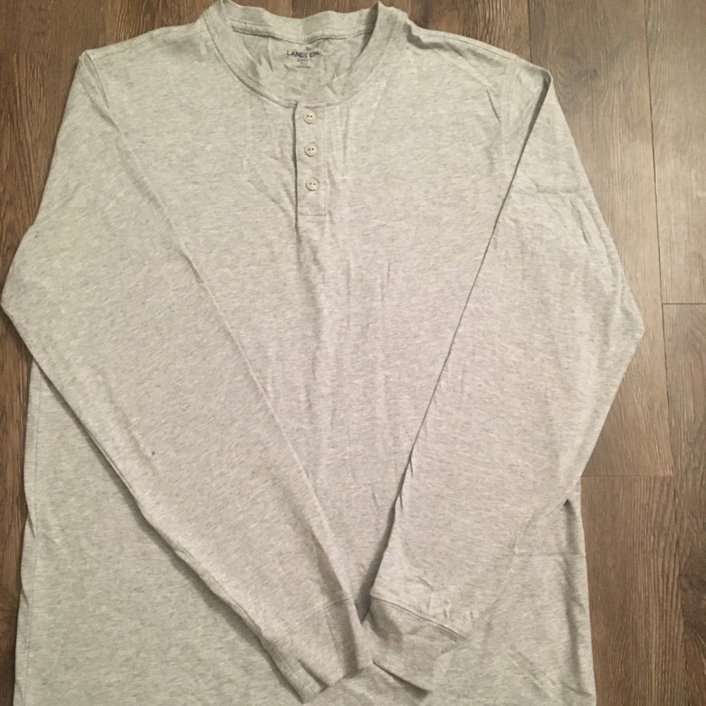 Land’s End Super- T Long Sleeve Henley